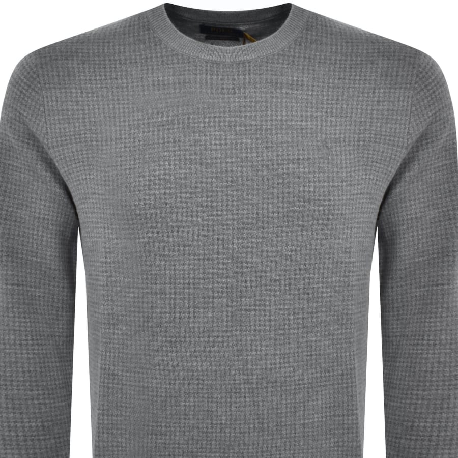 Ralph Lauren Washable Merino Wool Jumper Grey Mainline Menswear